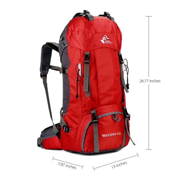 Free Knight 60L Hiking Backpack Outdoor Trekking Backpack Unisex - FCM16 - Picture 2 of 12